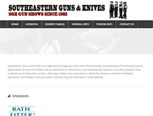 Tablet Screenshot of guns-knives.com